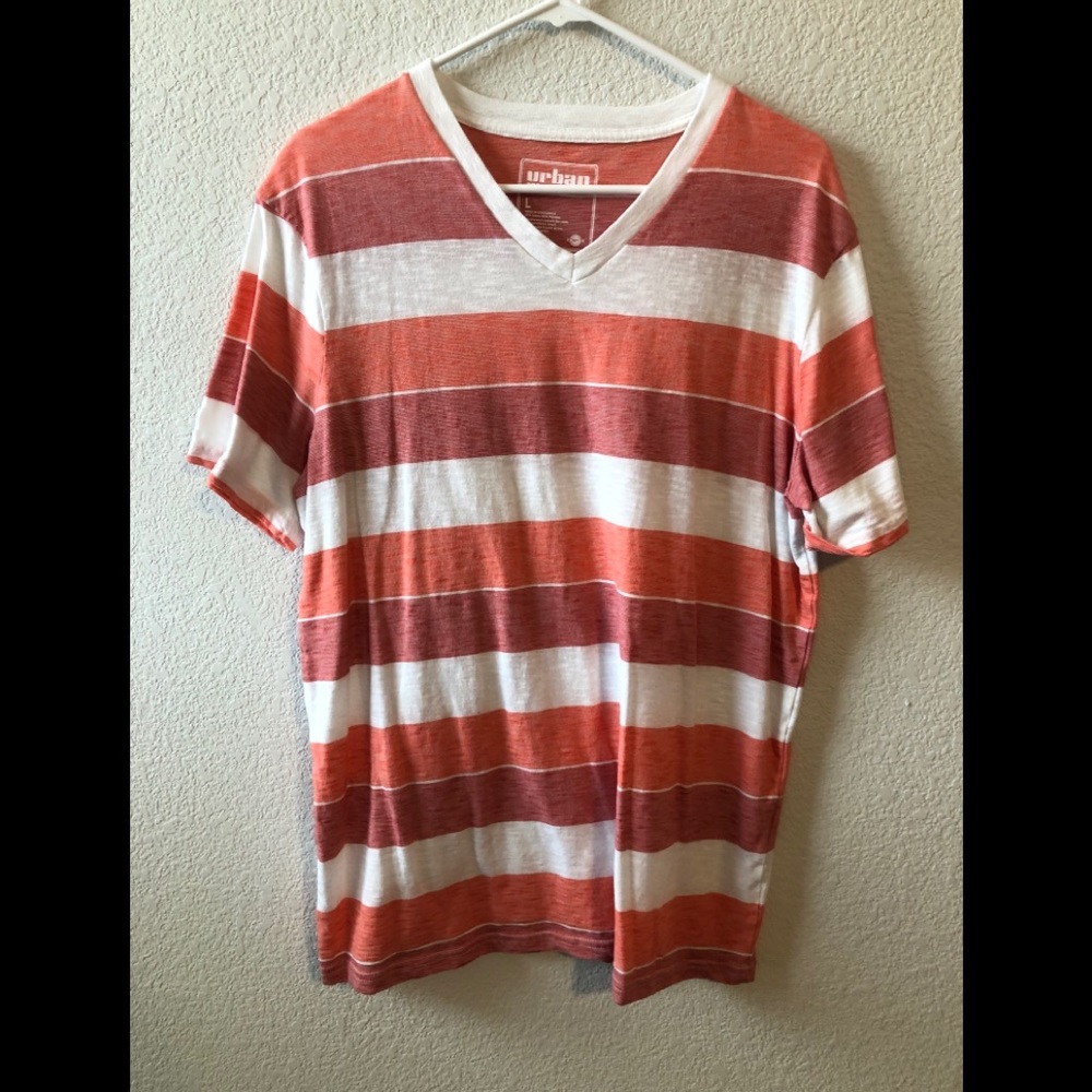 Striped V-Neck Shirt